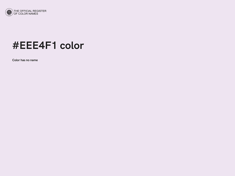 #EEE4F1 color image