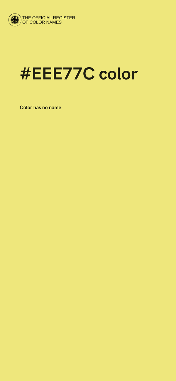 #EEE77C color image