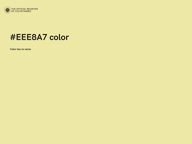 #EEE8A7 color image