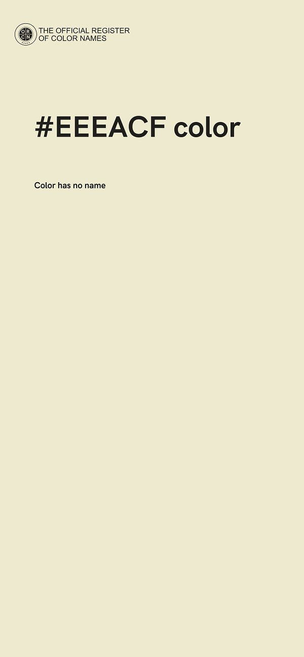 #EEEACF color image