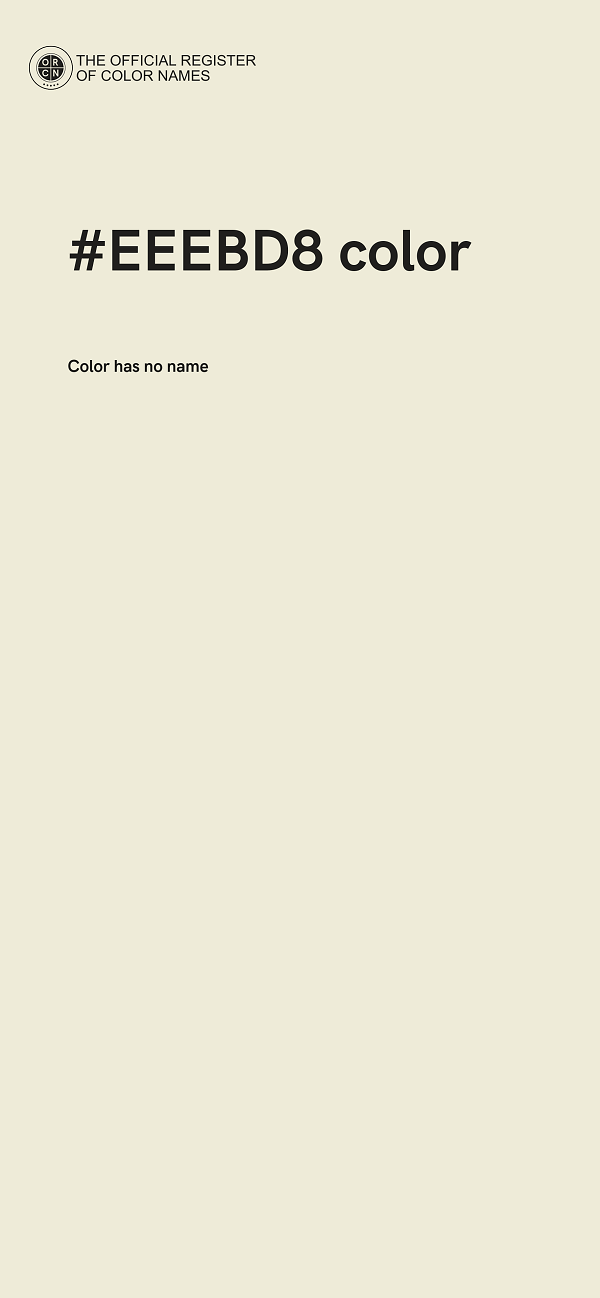#EEEBD8 color image
