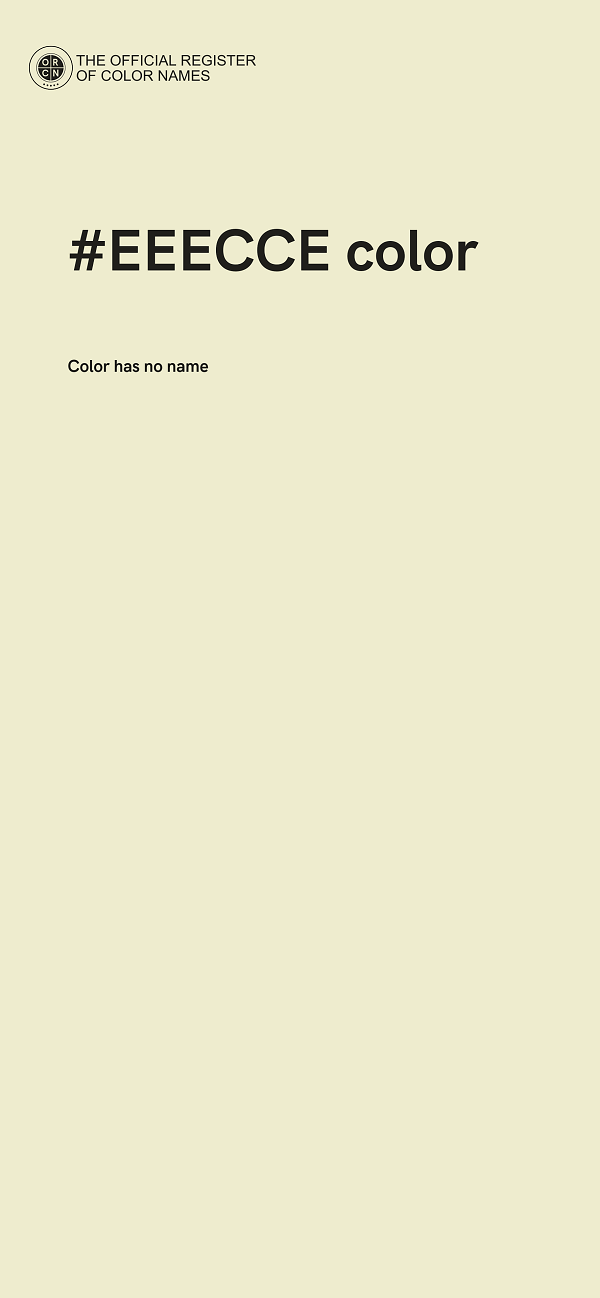#EEECCE color image