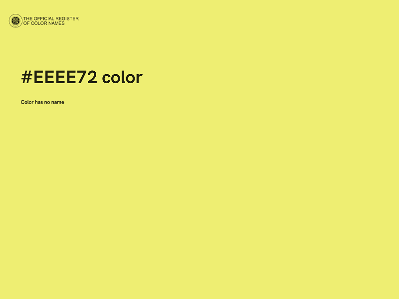 #EEEE72 color image