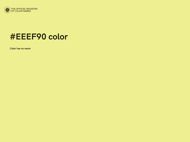 #EEEF90 color image