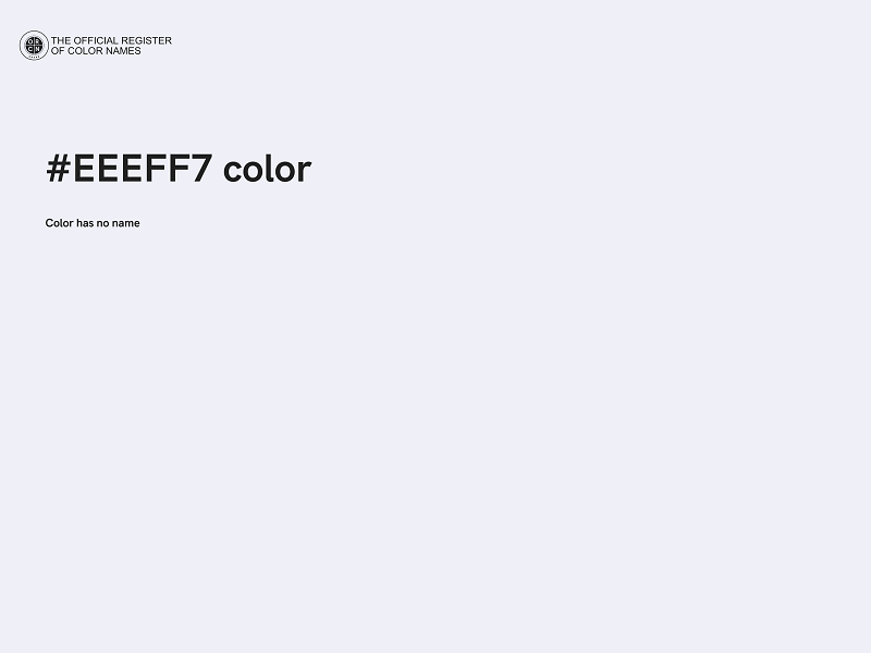 #EEEFF7 color image
