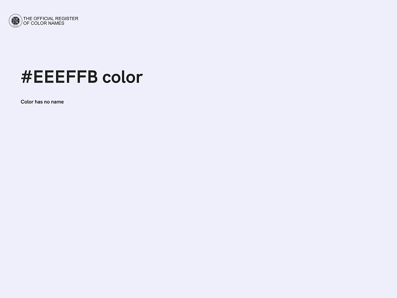 #EEEFFB color image