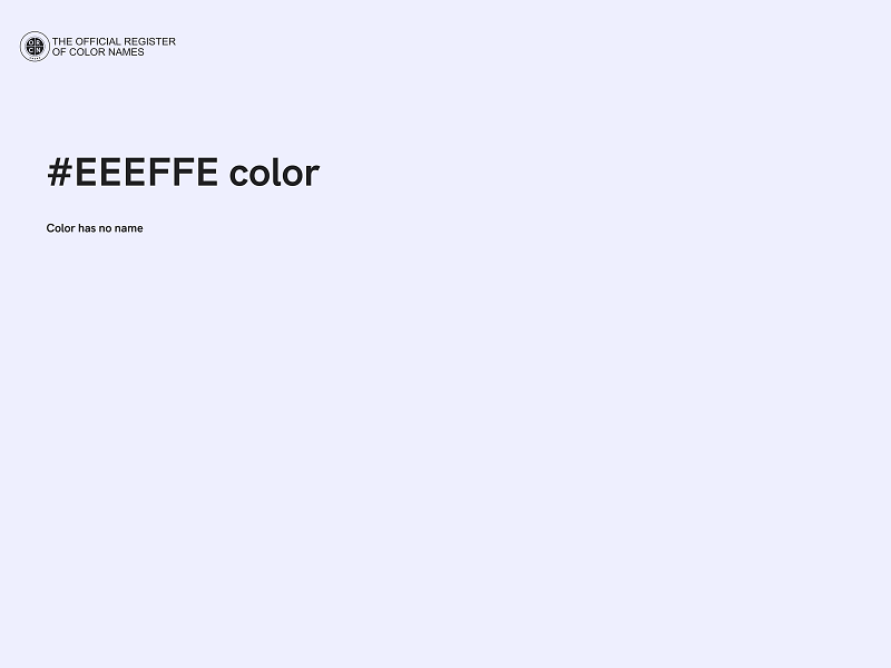 #EEEFFE color image