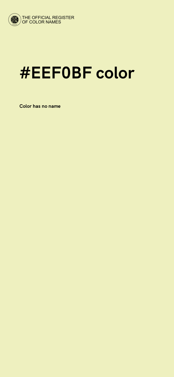 #EEF0BF color image