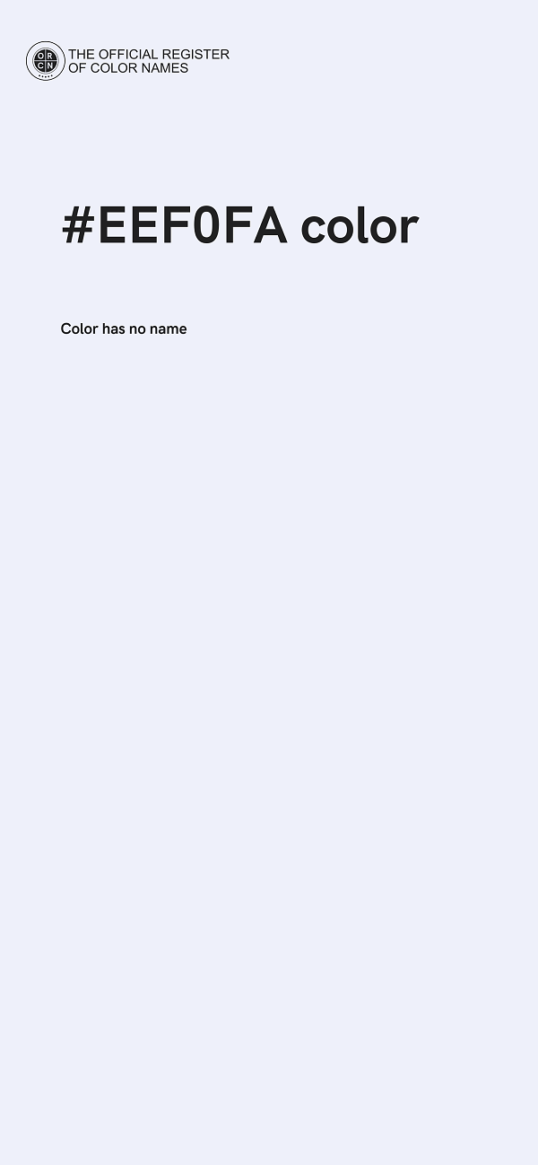 #EEF0FA color image
