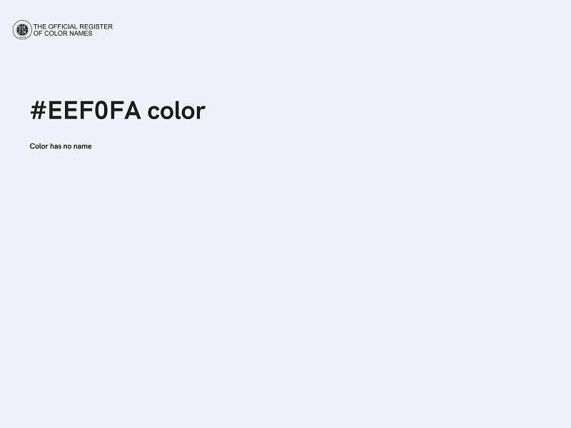 #EEF0FA color image