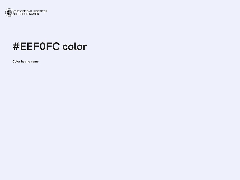 #EEF0FC color image