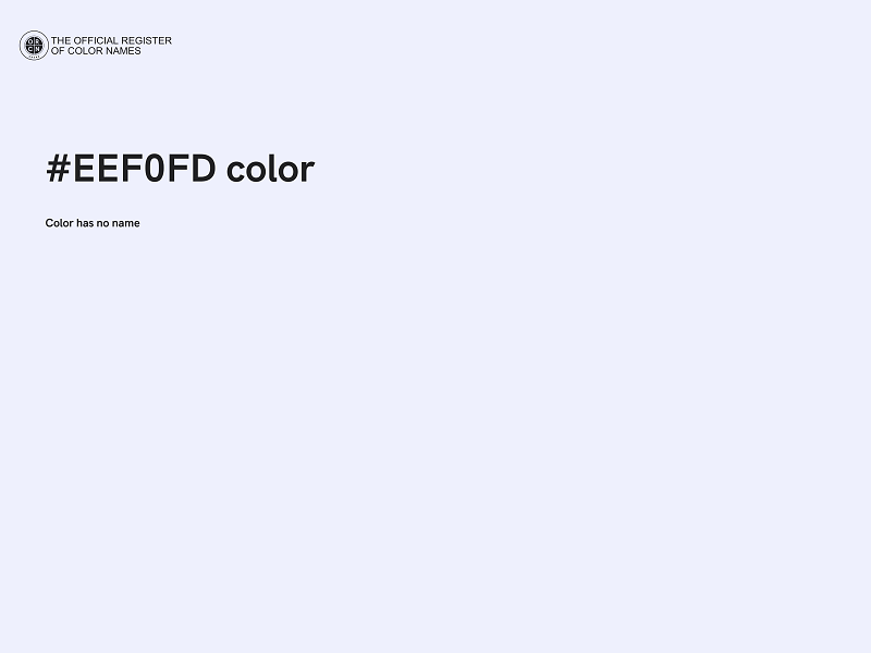 #EEF0FD color image