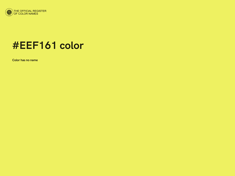 #EEF161 color image