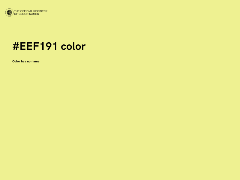 #EEF191 color image