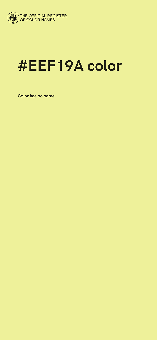 #EEF19A color image