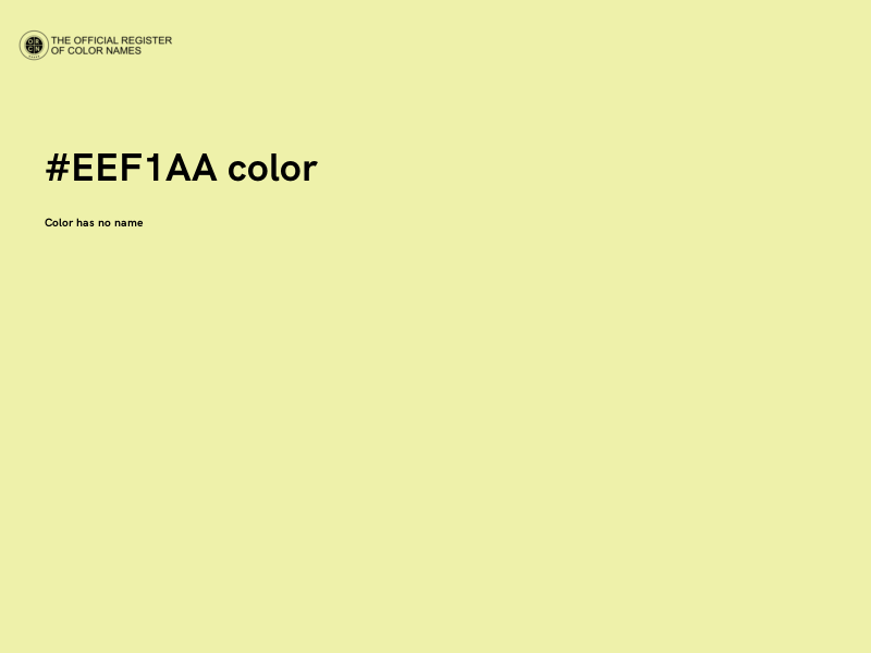 #EEF1AA color image