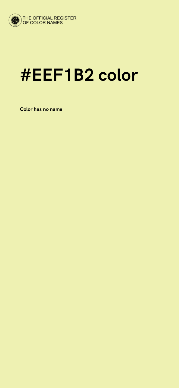 #EEF1B2 color image