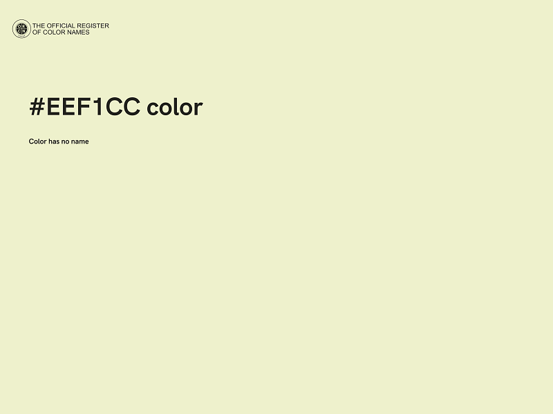 #EEF1CC color image