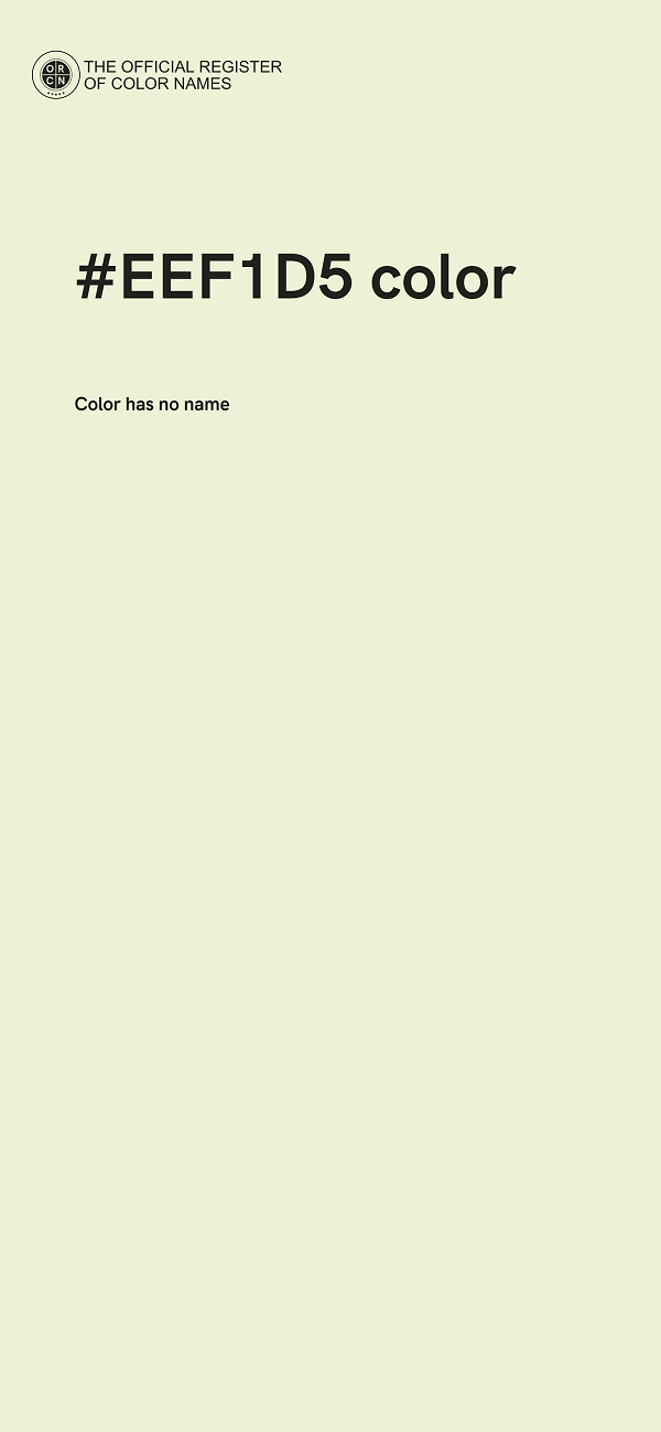#EEF1D5 color image