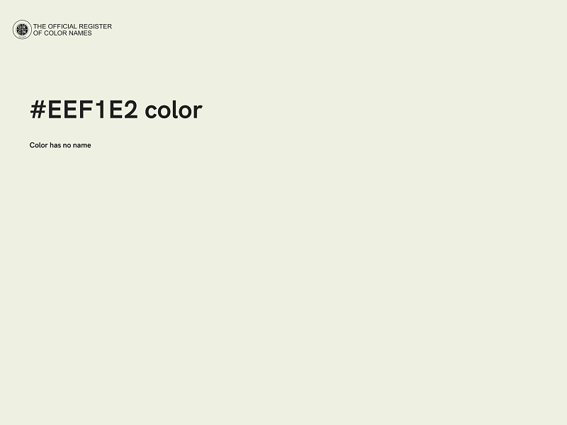 #EEF1E2 color image