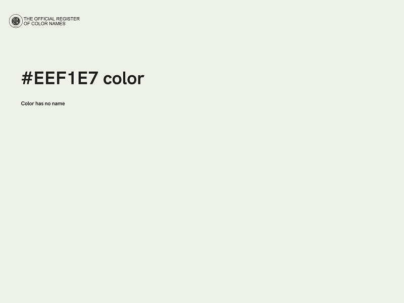 #EEF1E7 color image