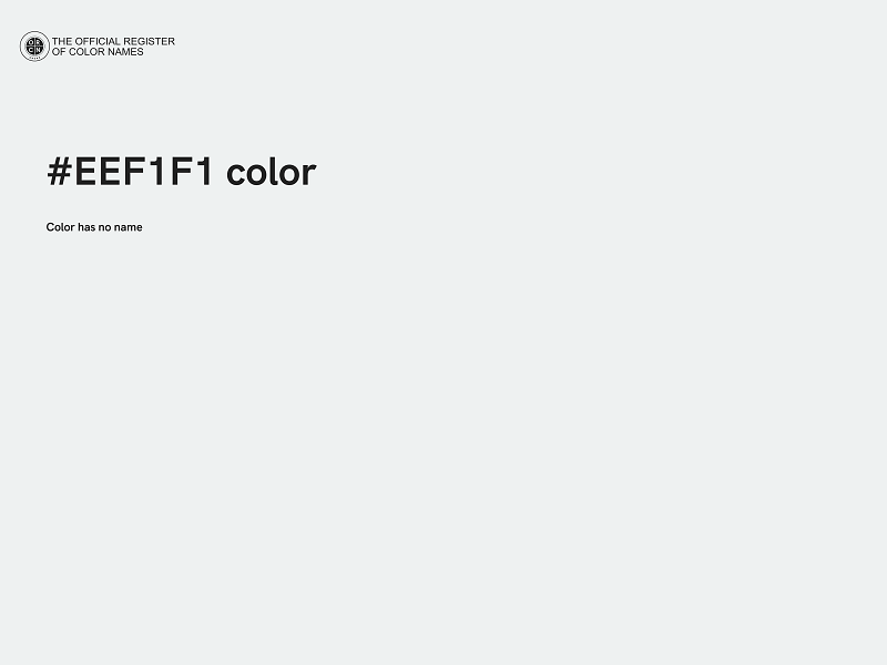 #EEF1F1 color image