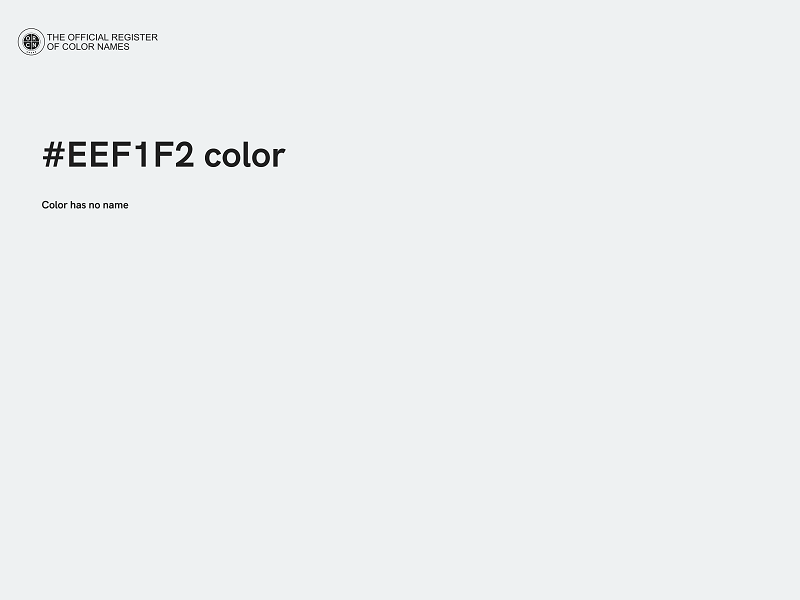 #EEF1F2 color image