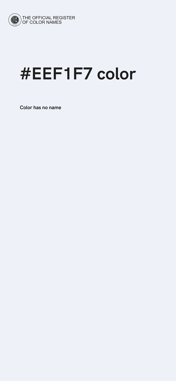 #EEF1F7 color image