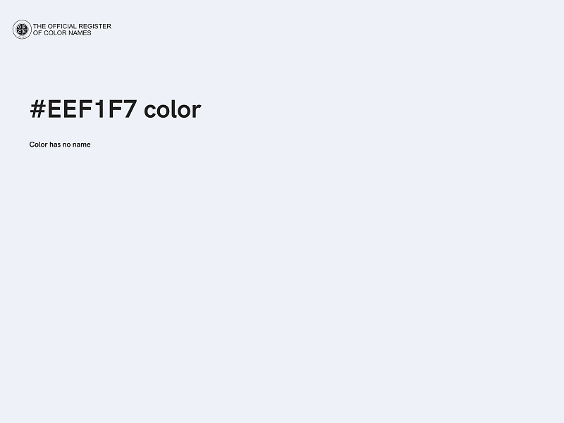 #EEF1F7 color image