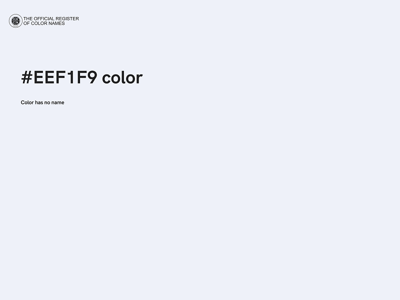 #EEF1F9 color image