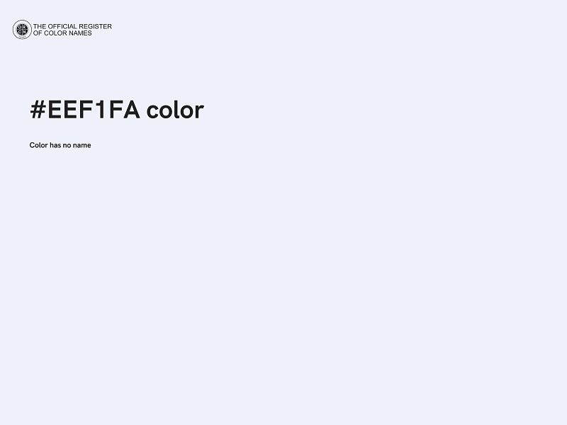 #EEF1FA color image