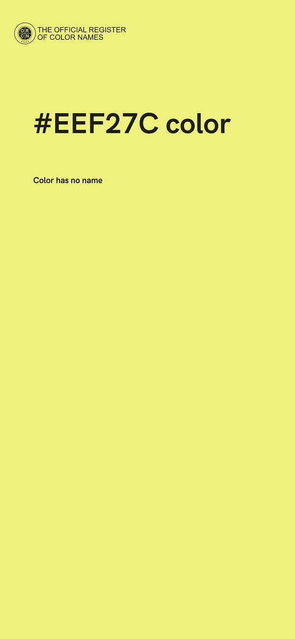 #EEF27C color image
