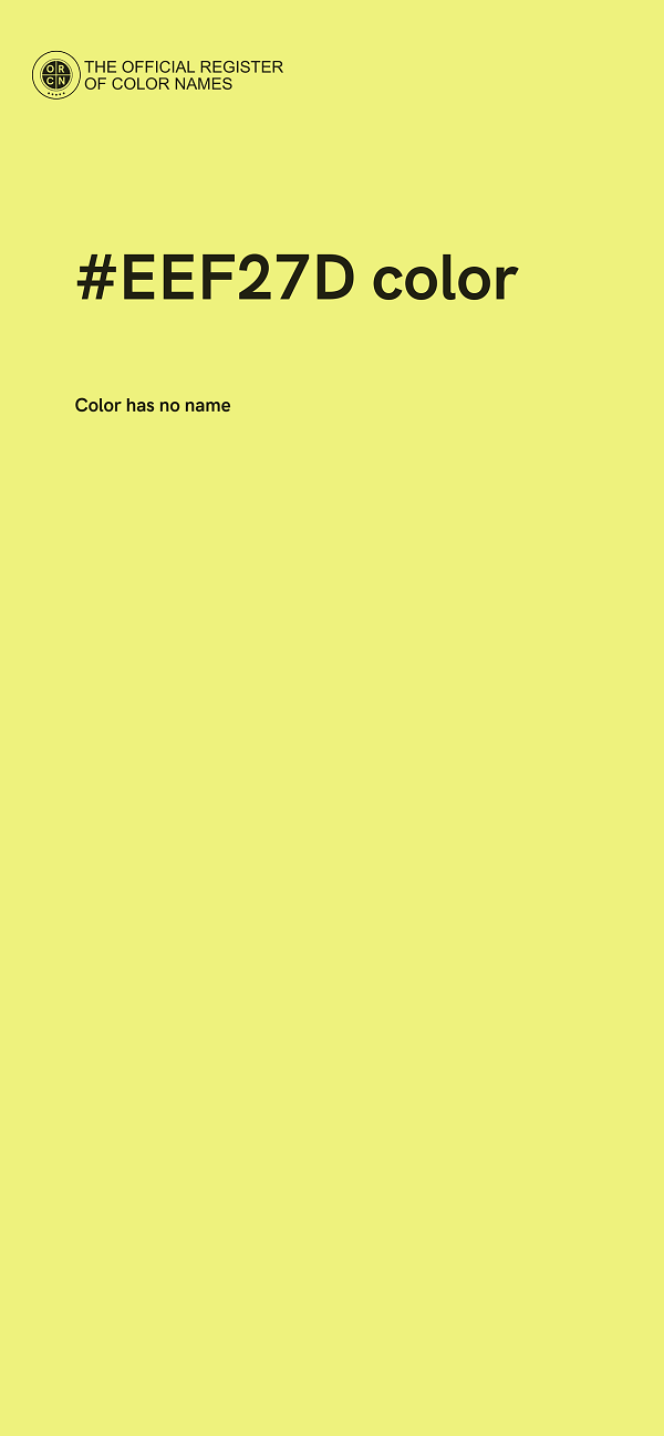#EEF27D color image