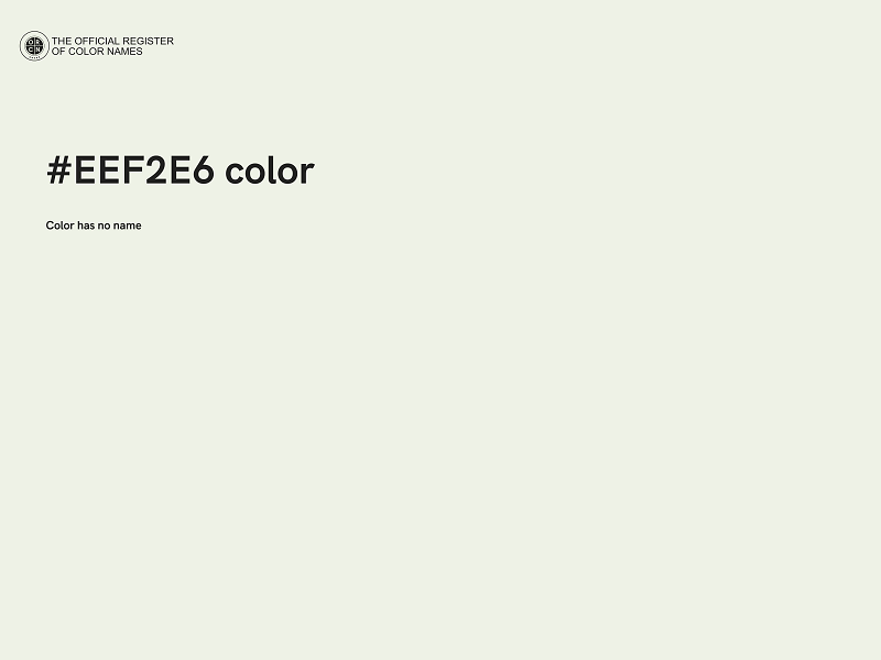 #EEF2E6 color image