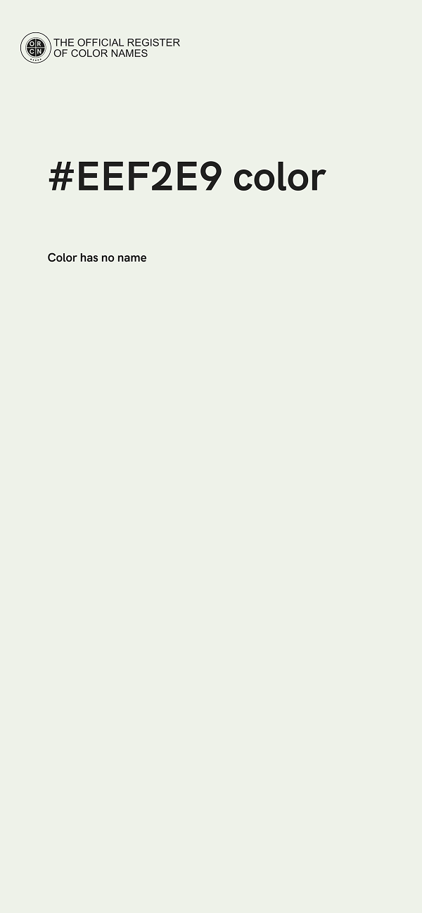 #EEF2E9 color image