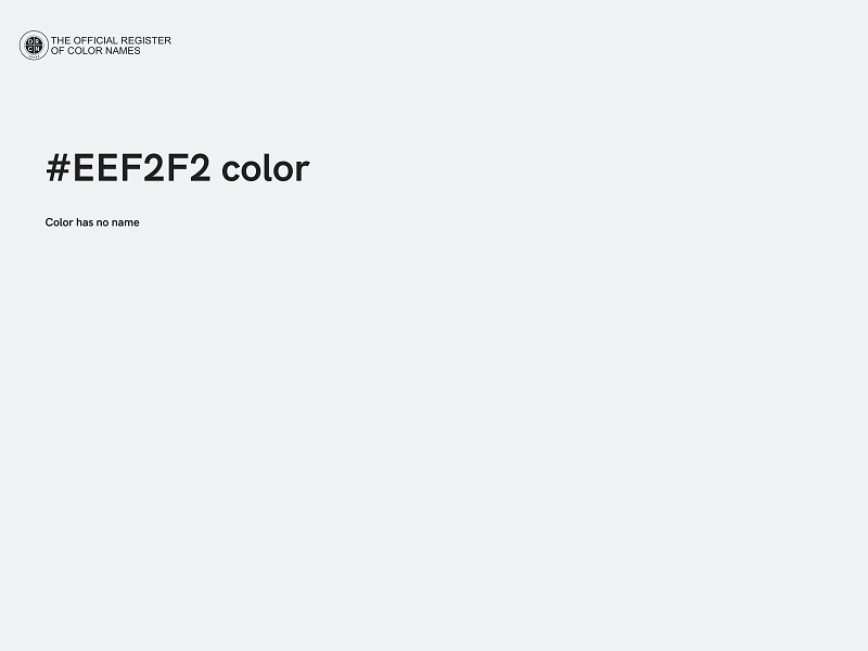 #EEF2F2 color image