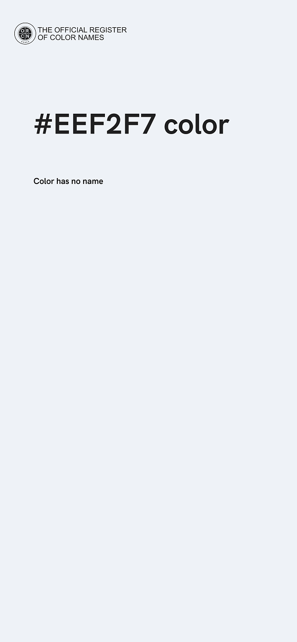 #EEF2F7 color image