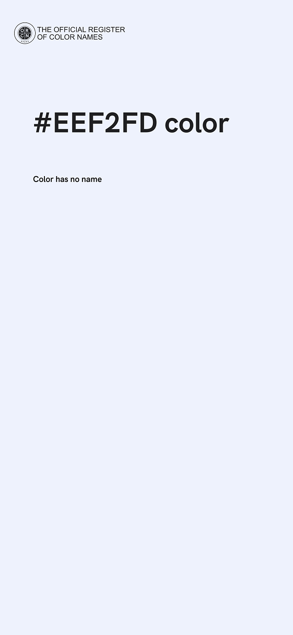 #EEF2FD color image
