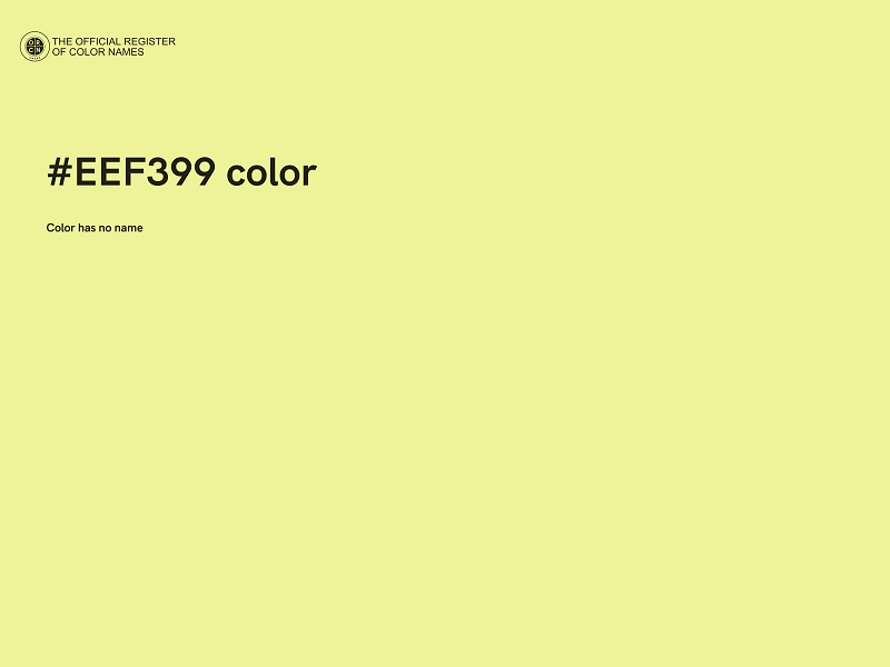 #EEF399 color image