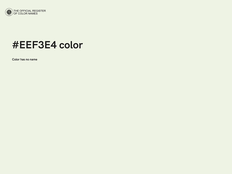 #EEF3E4 color image