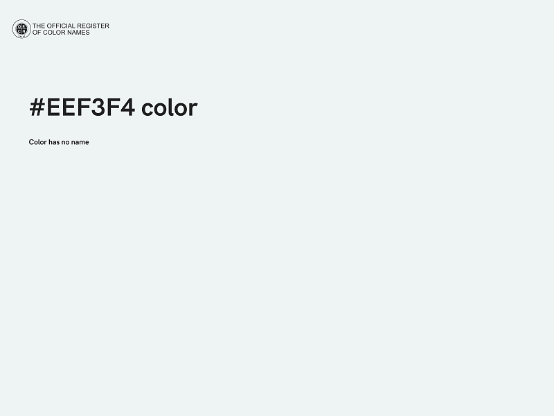 #EEF3F4 color image