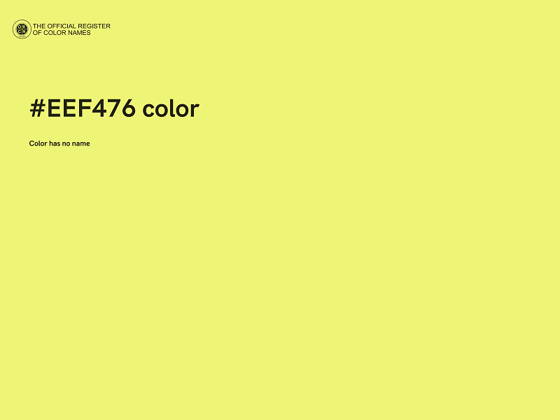 #EEF476 color image