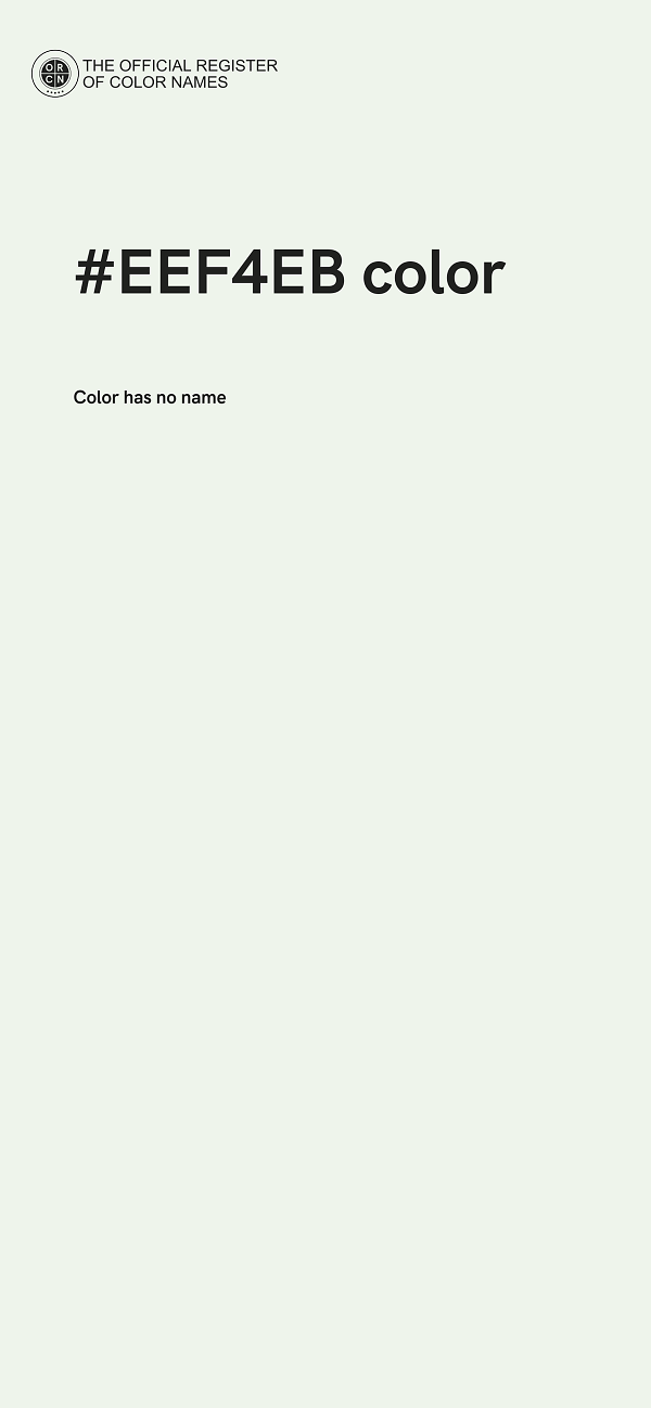 #EEF4EB color image