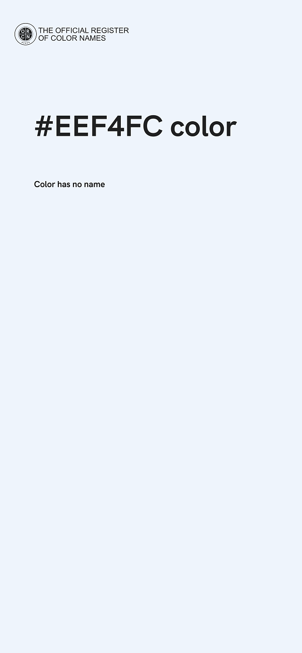 #EEF4FC color image