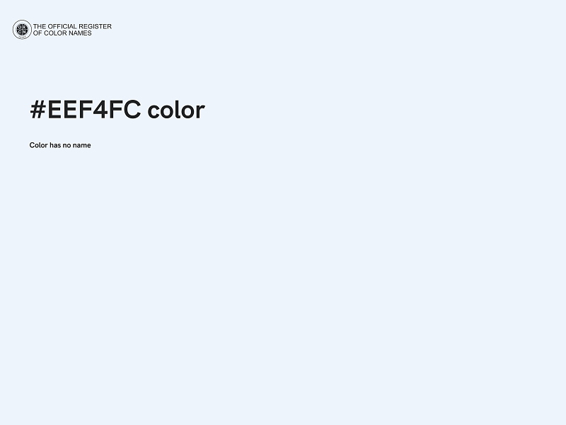 #EEF4FC color image