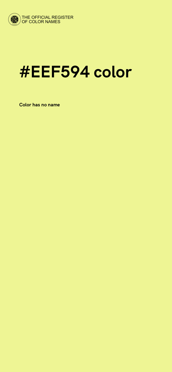 #EEF594 color image