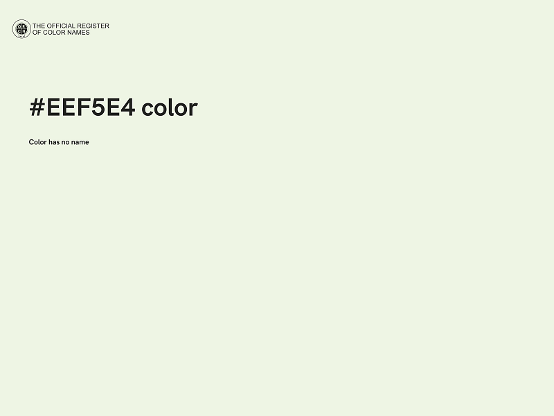 #EEF5E4 color image