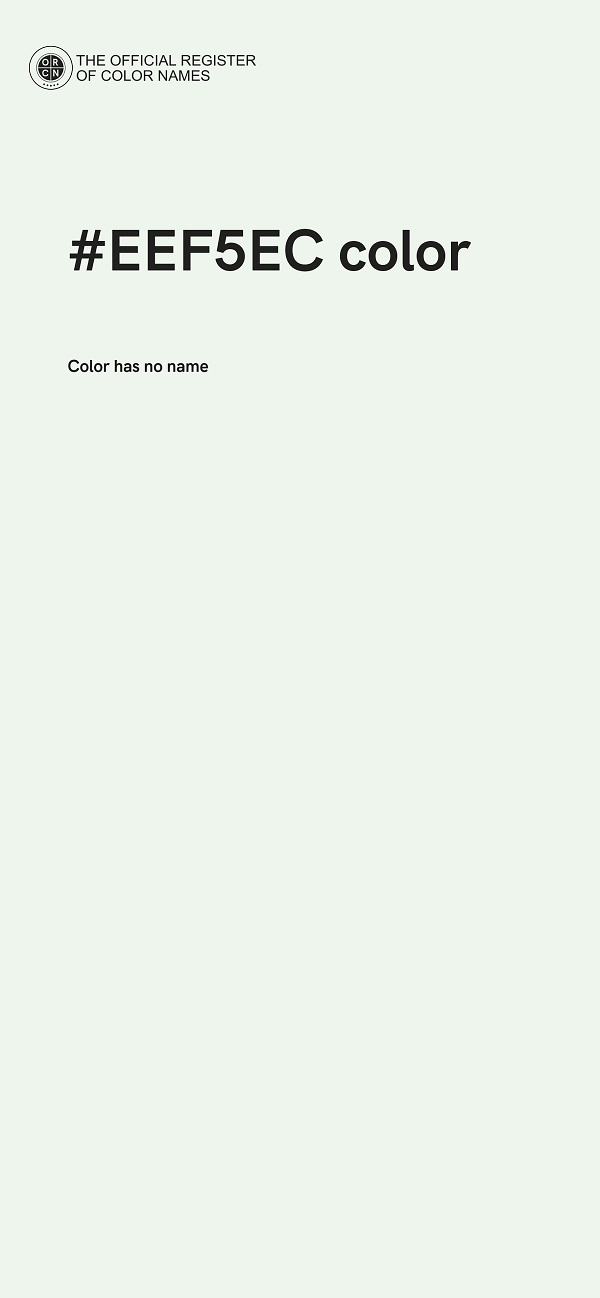 #EEF5EC color image