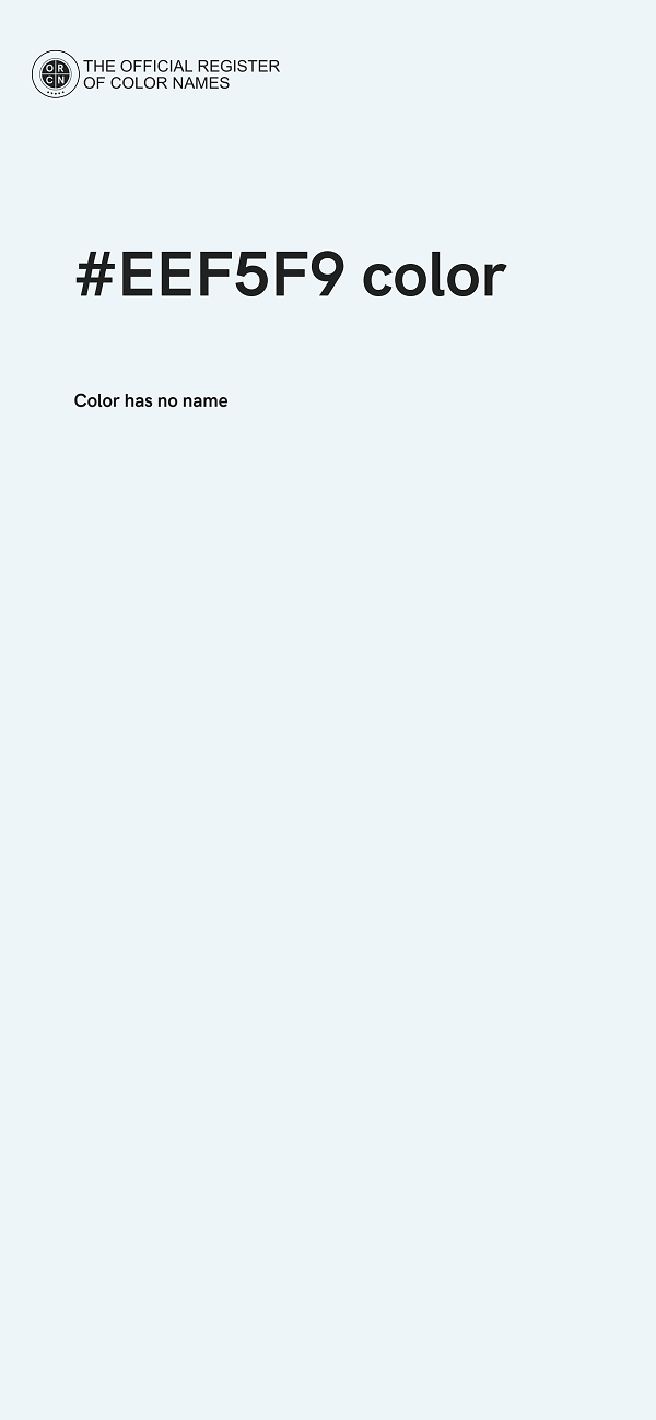 #EEF5F9 color image