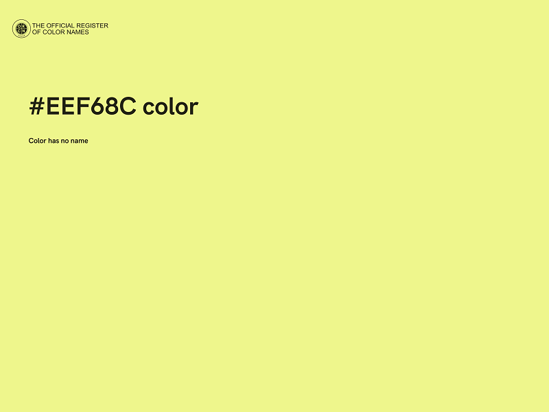 #EEF68C color image
